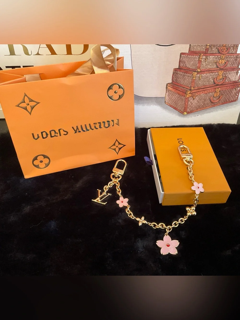 Floral Blossom Bag Chain
